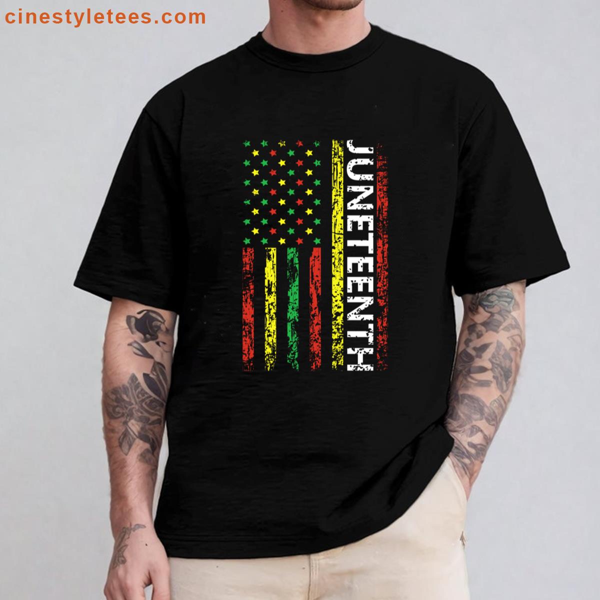 Juneteenth Color Flag Shirt