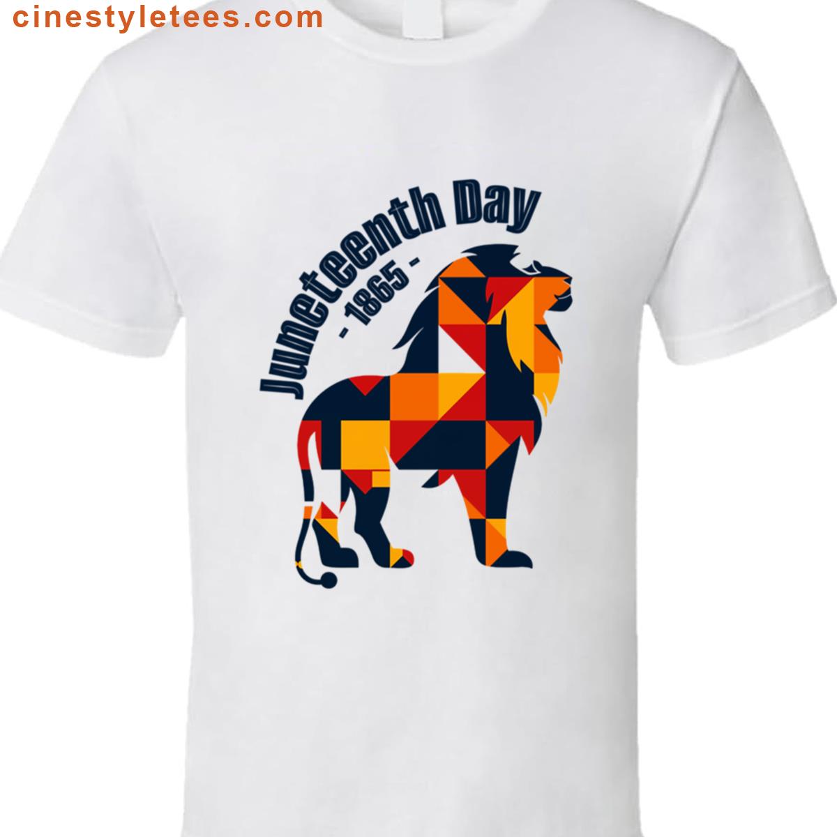 Juneteenth Day Proud Lion Shirt