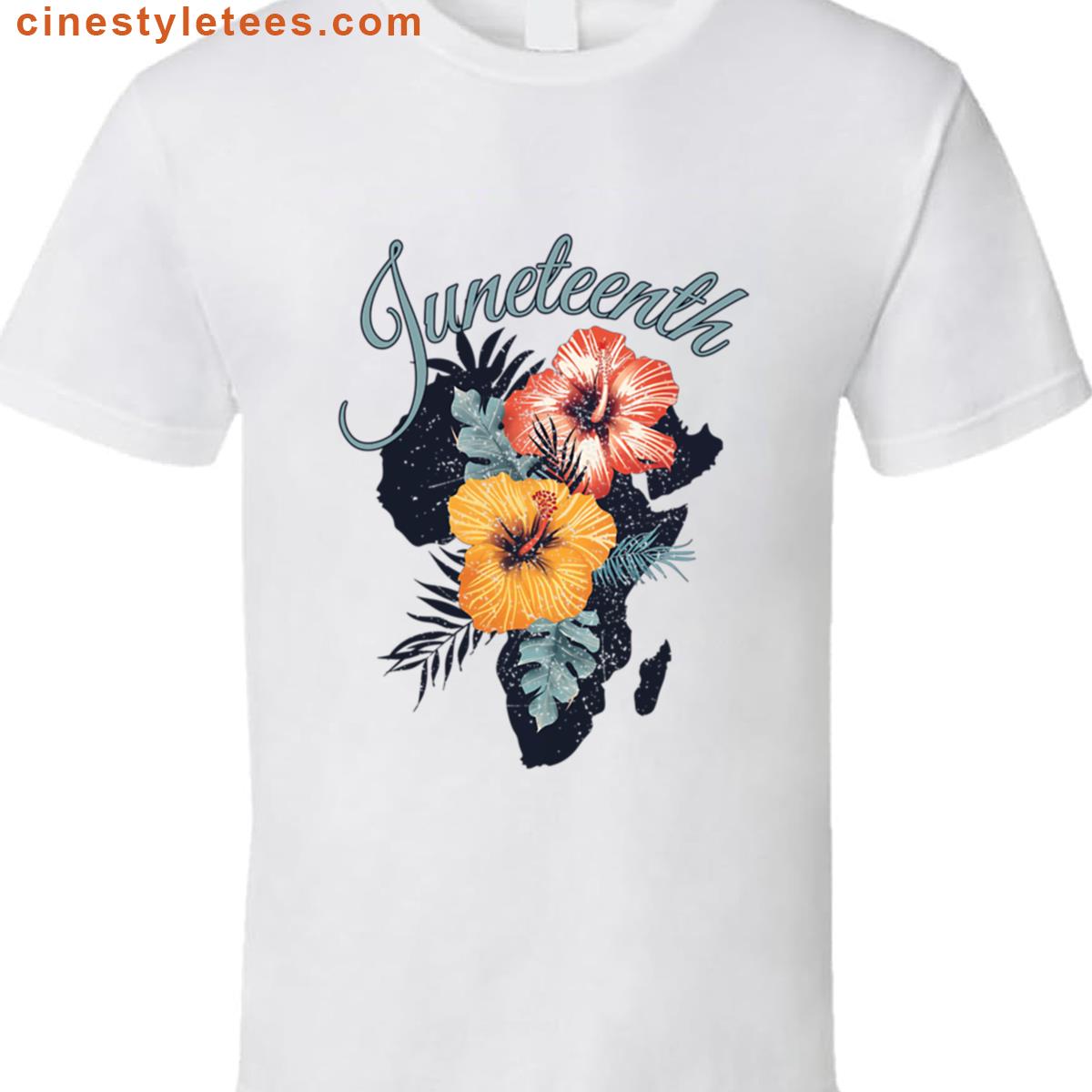 Juneteenth Flower Africa Floral Shirt