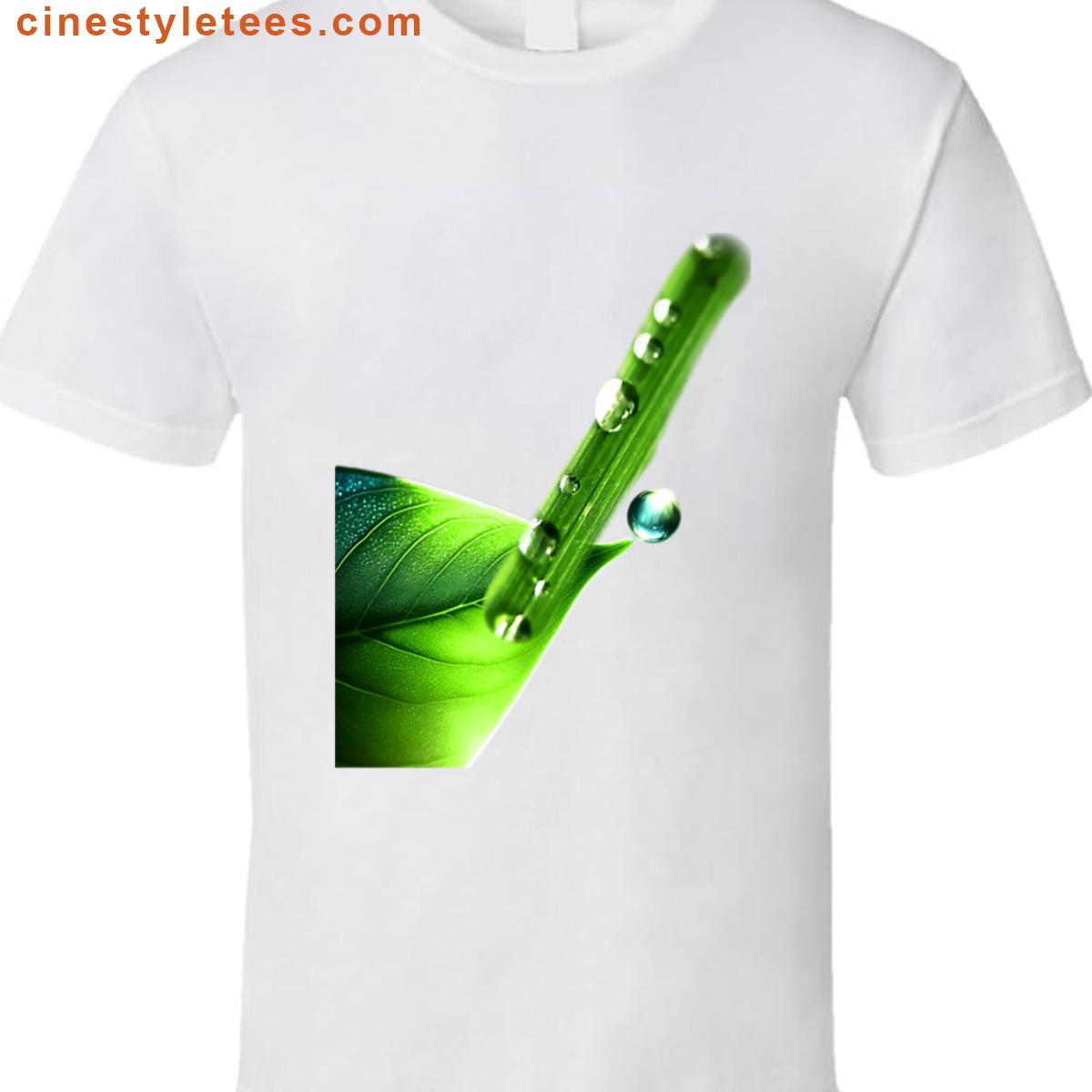 Leaf Droplet Oversized Shirt