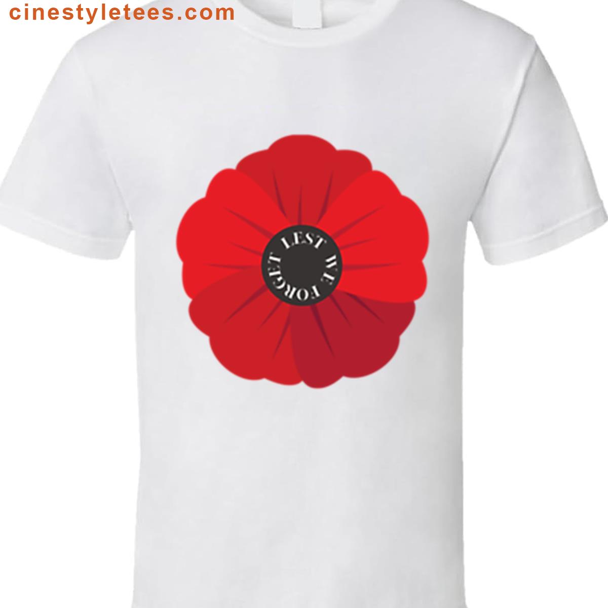 Lest We Forget Poppy Oversized Shirt
