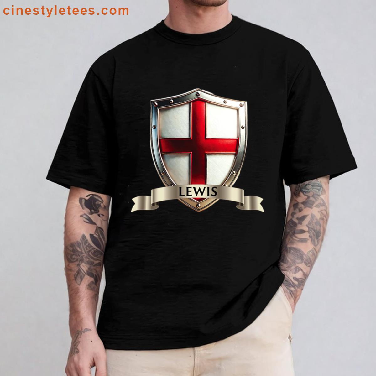 Lewis English Shield Tribute Oversized Shirt