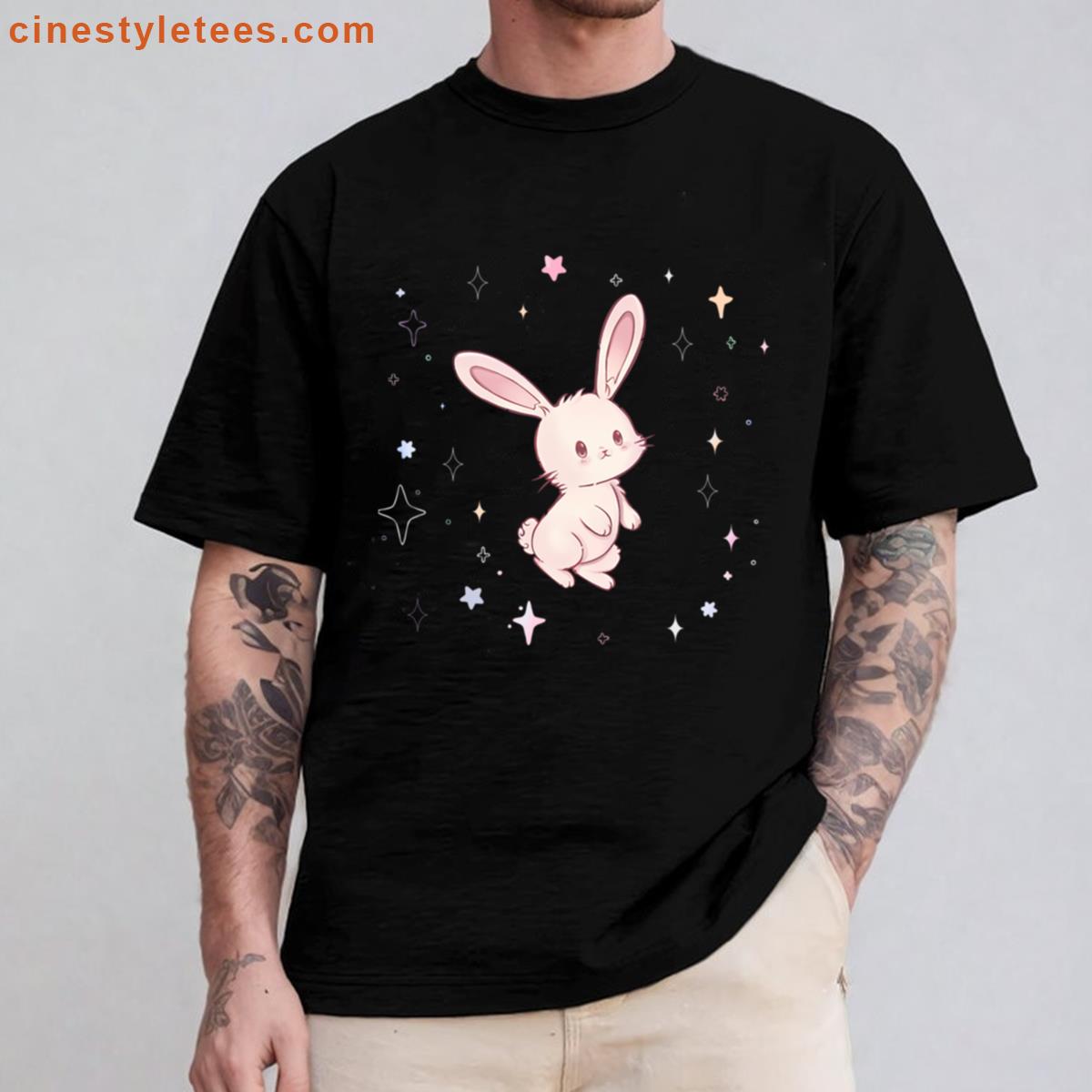 Premium Rabbit In Stars Shirt