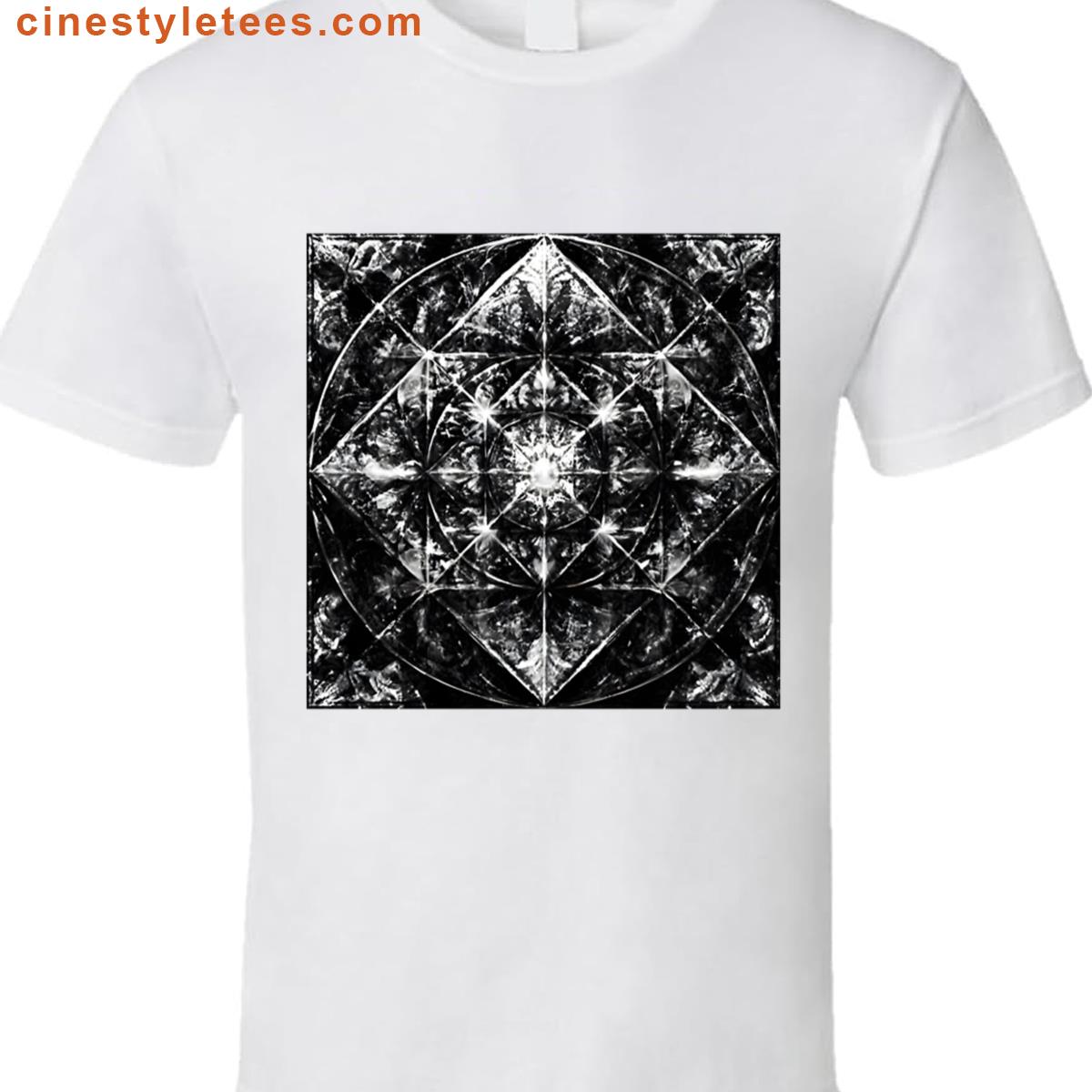 Radiant Core Geometric Design Shirt