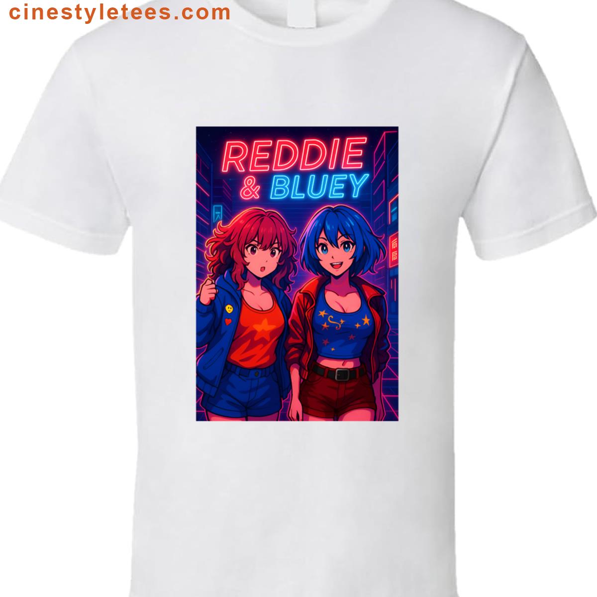 Reddie Bluey Oversized Shirt