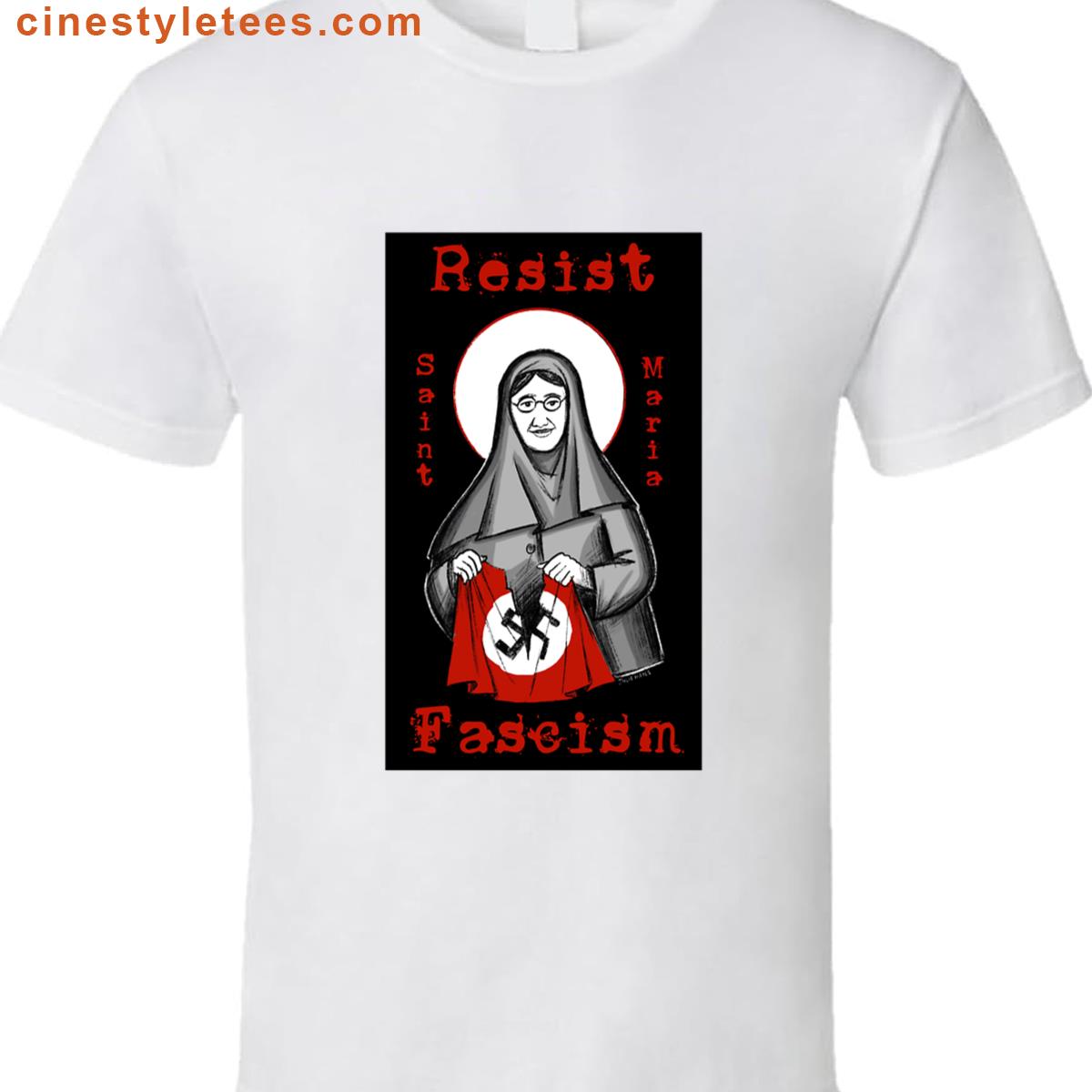 Resist Fascism Oversized Shirt