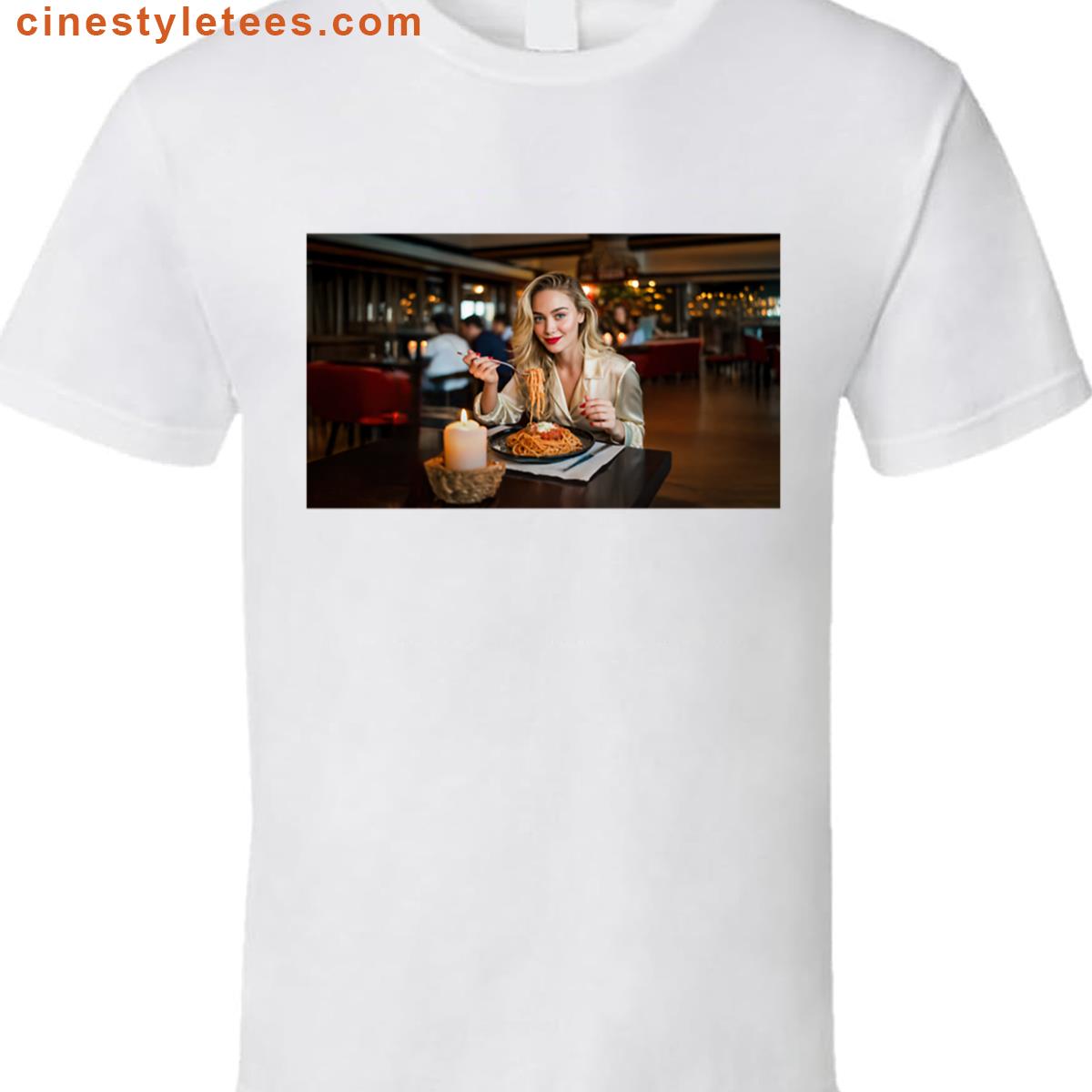 Sexy Blonde Spaghetti Shirt