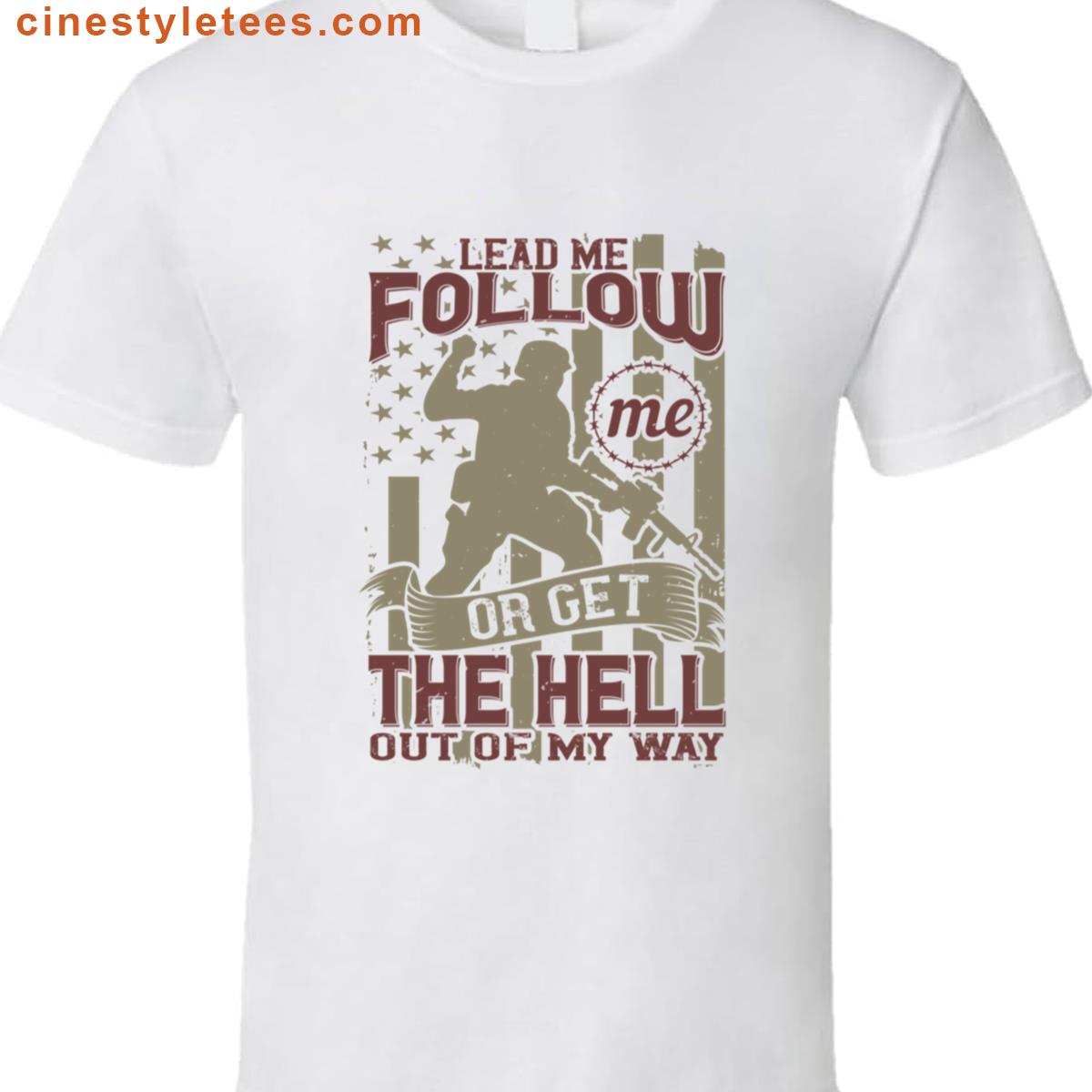 Soldier Movie Graphic Tee Follow Me Shirt