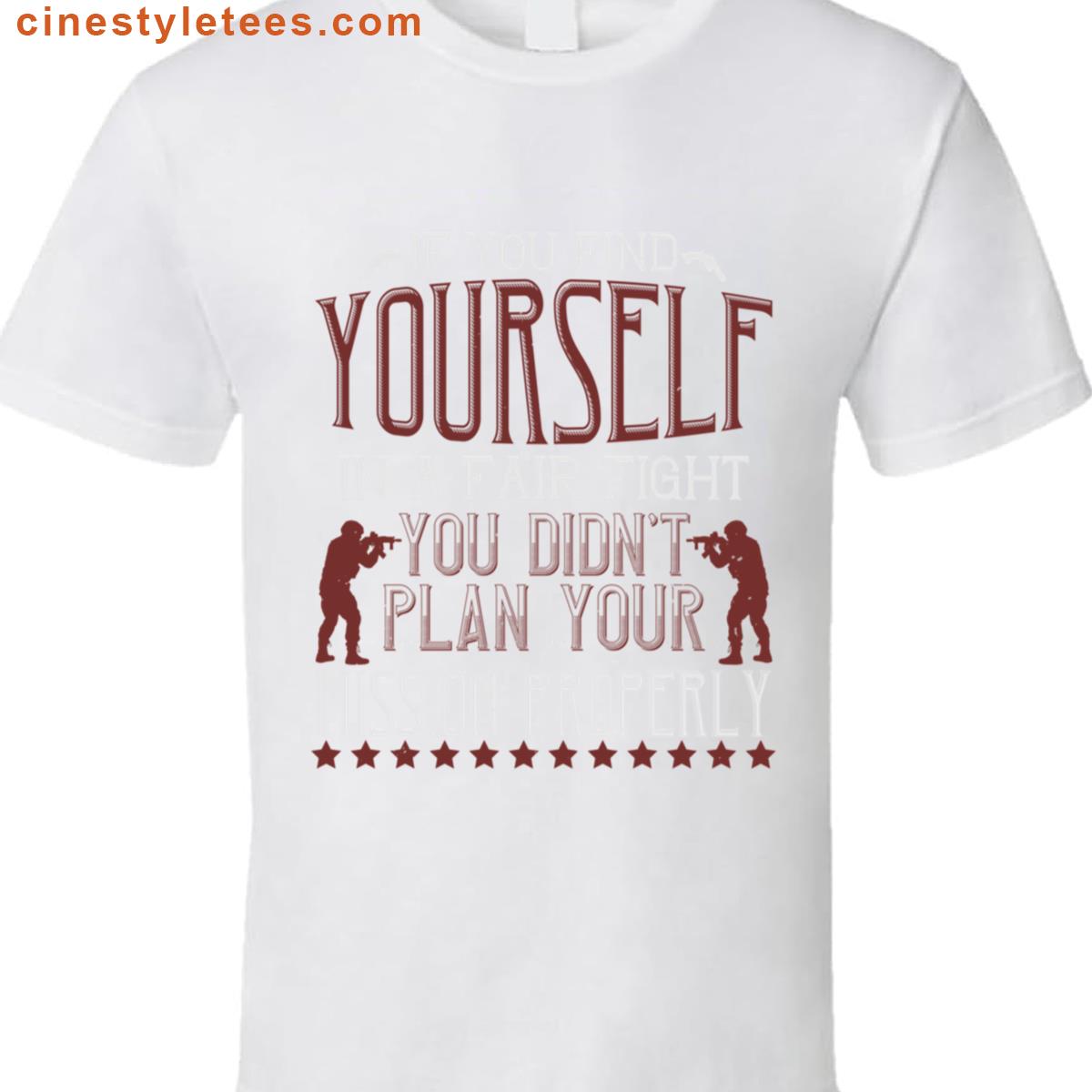 Soldier Quote Fair Fight Mission Shirt