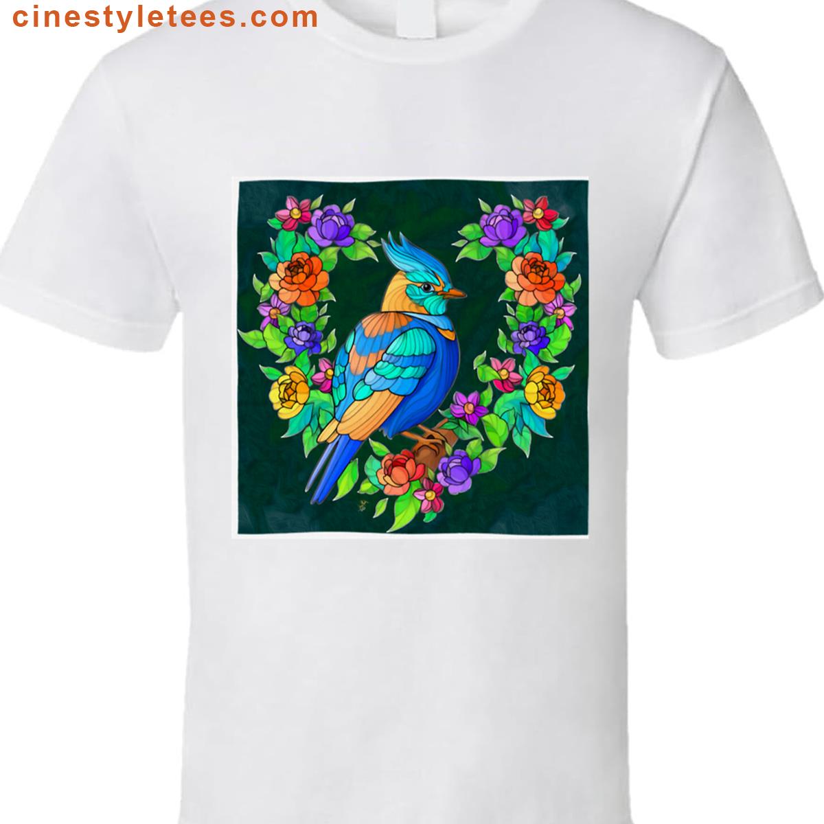 Spring Blue Jay Shirt