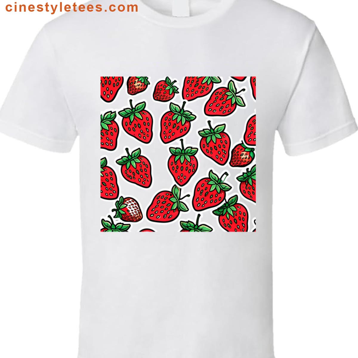 Strawberry Fruit Lovers Design Shirt