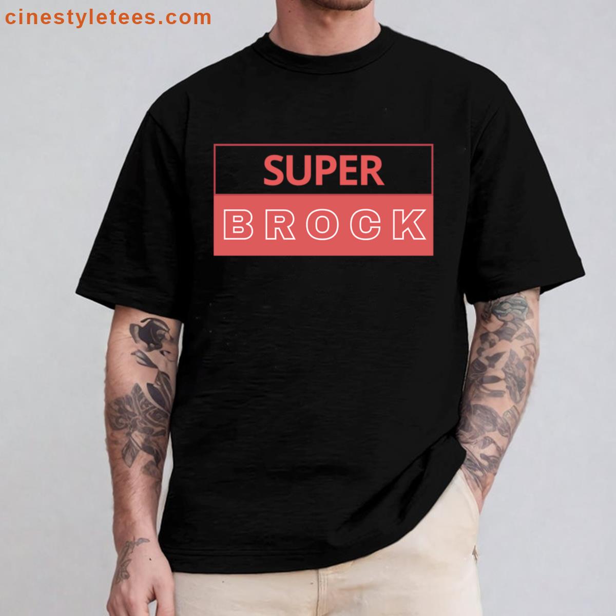 Super Brock Graphic Tee Shirt