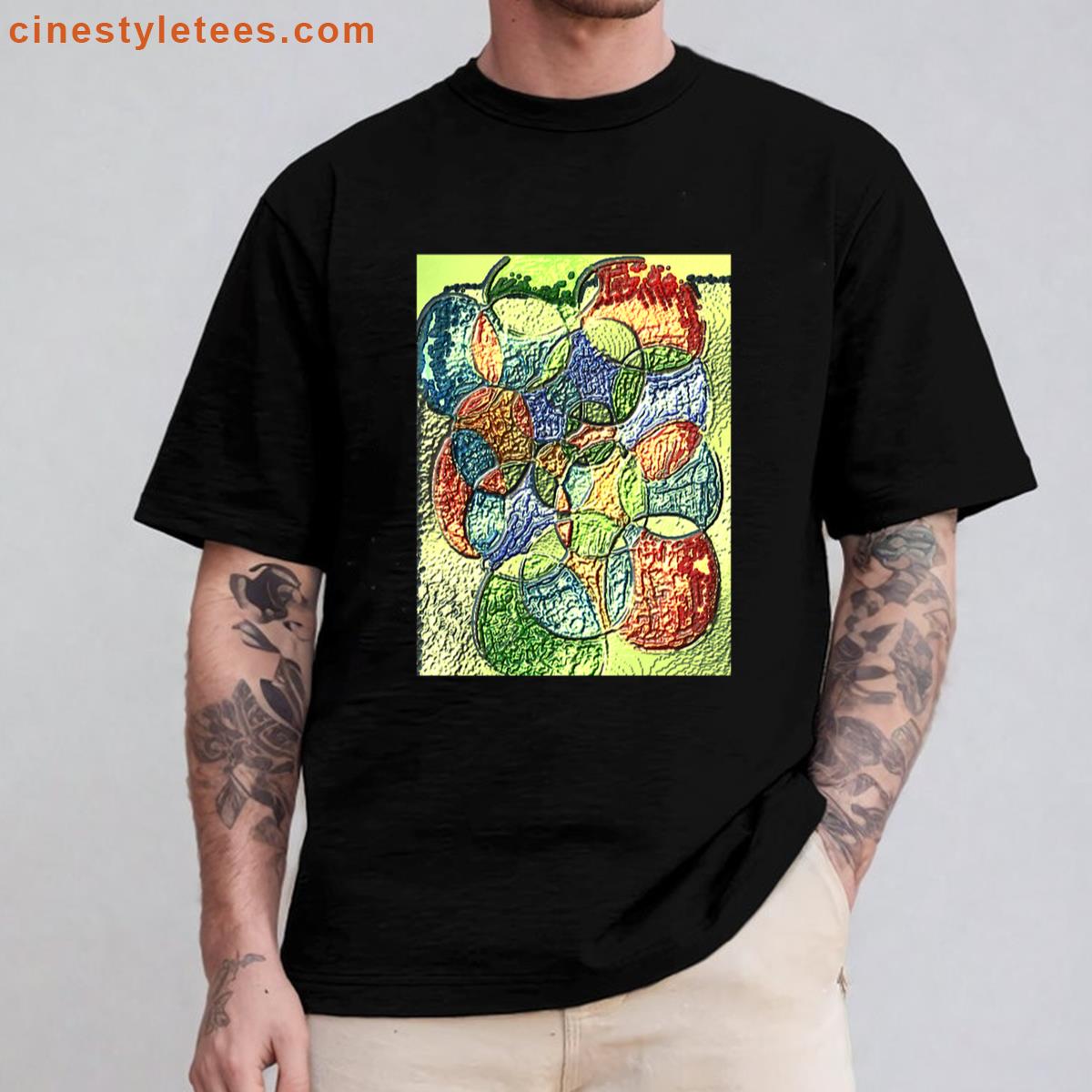 Tinfoil Alien Heads Graphic Tee Shirt