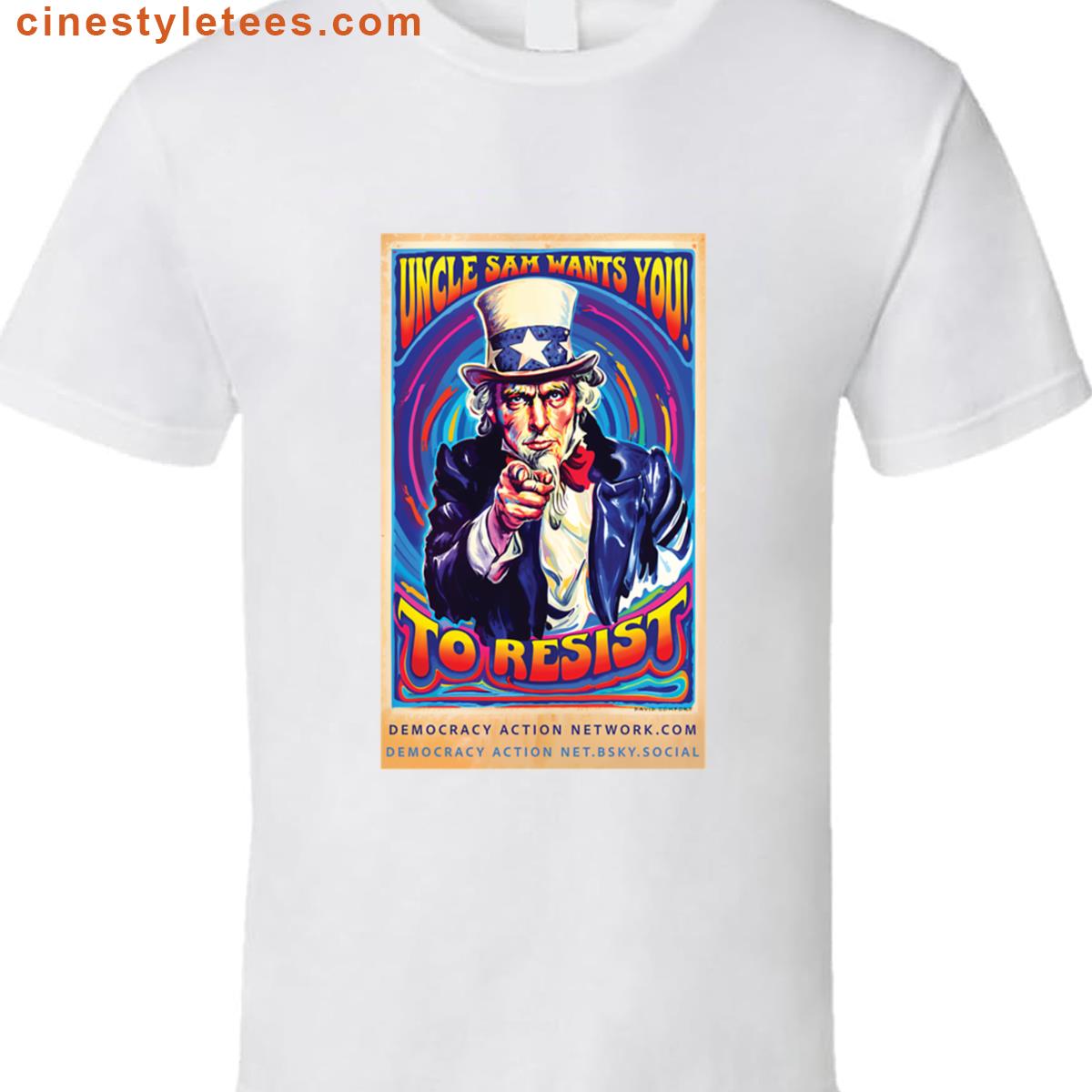 Uncle Sam Resist Oversized Shirt