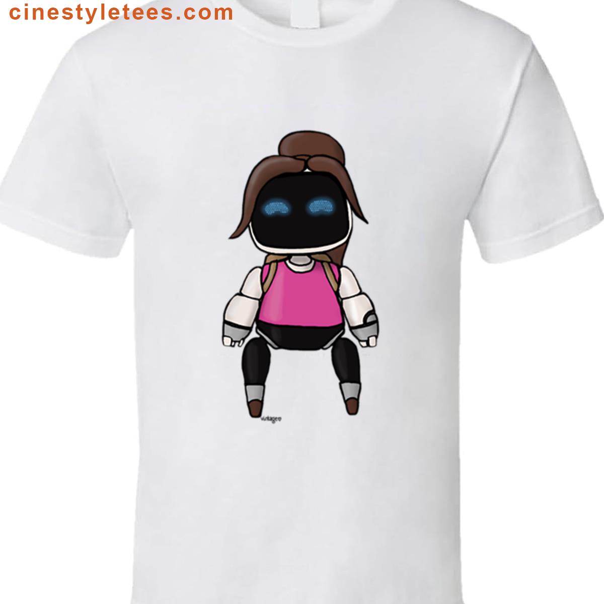 Vintage Bot Graphic Tee Shirt