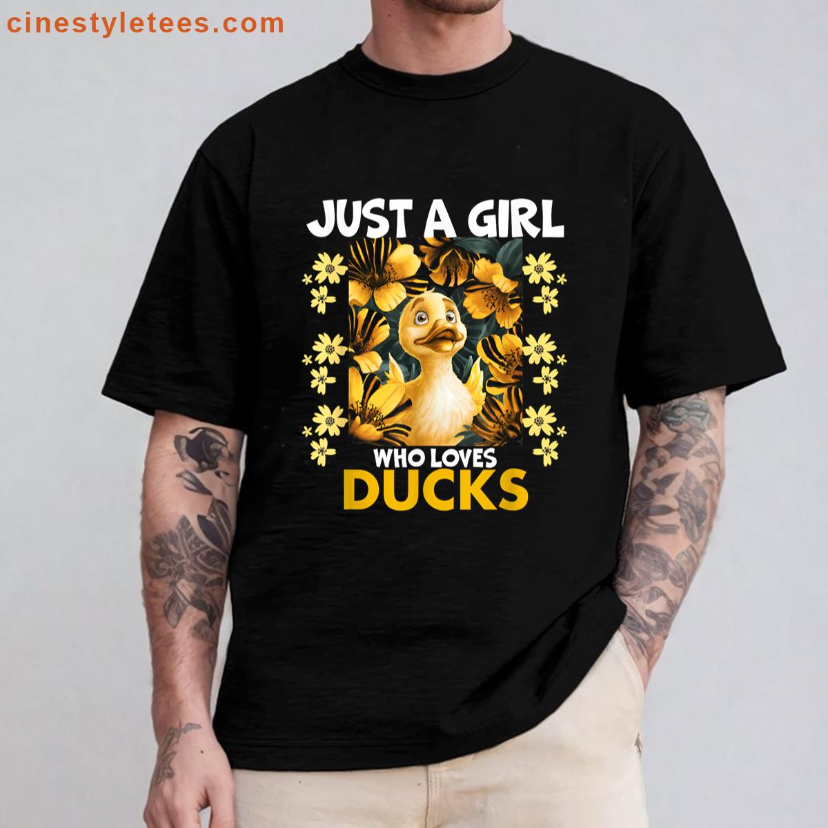 Duck Lover Cute Girl Shirt