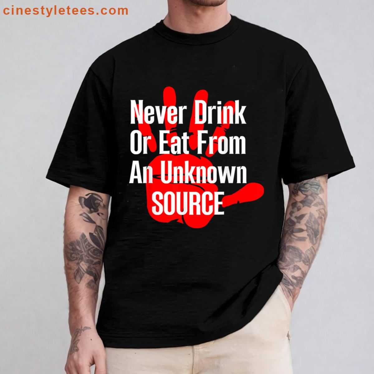 Funny Saying Drink Safely Shirt