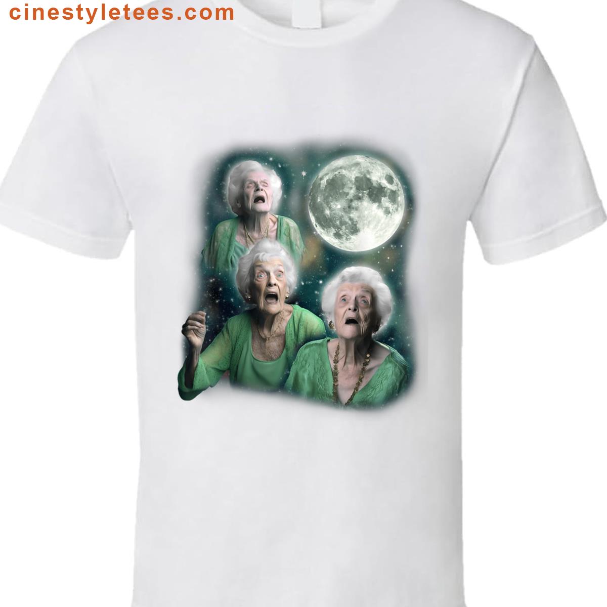 Granny Moon Howling Meme Shirt