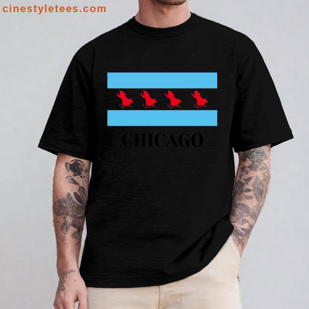 Iconic Chicago Rat Hole Oversized Shirt