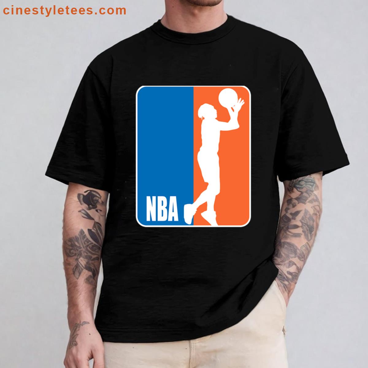 Immanuel Quickley Nba Logo Tee Shirt