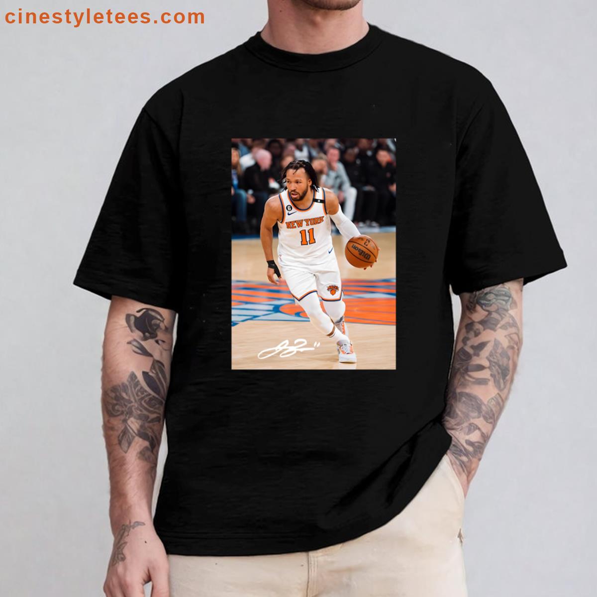 Jalen Brunson Dribbling Shirt