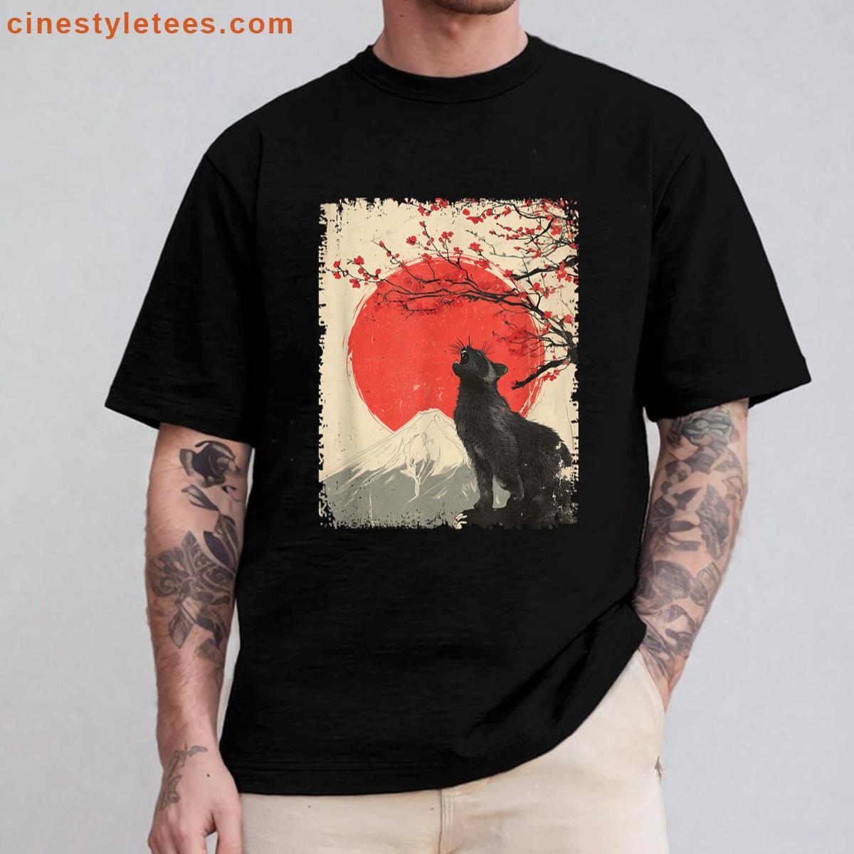 Japanese Cat Cute Design Shirt