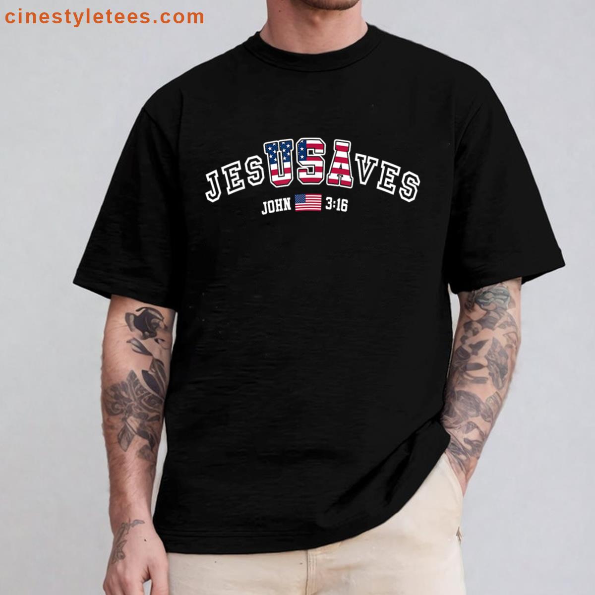 Jesussaves Patriotic Shirt