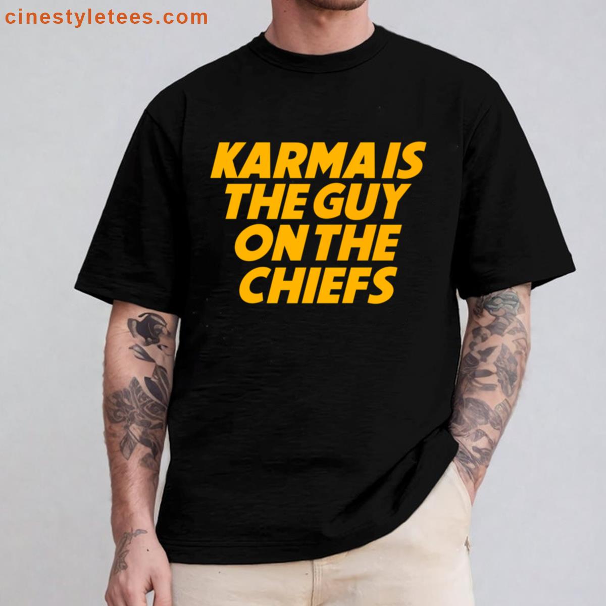 Karma Is The Guy Chiefs Shirt