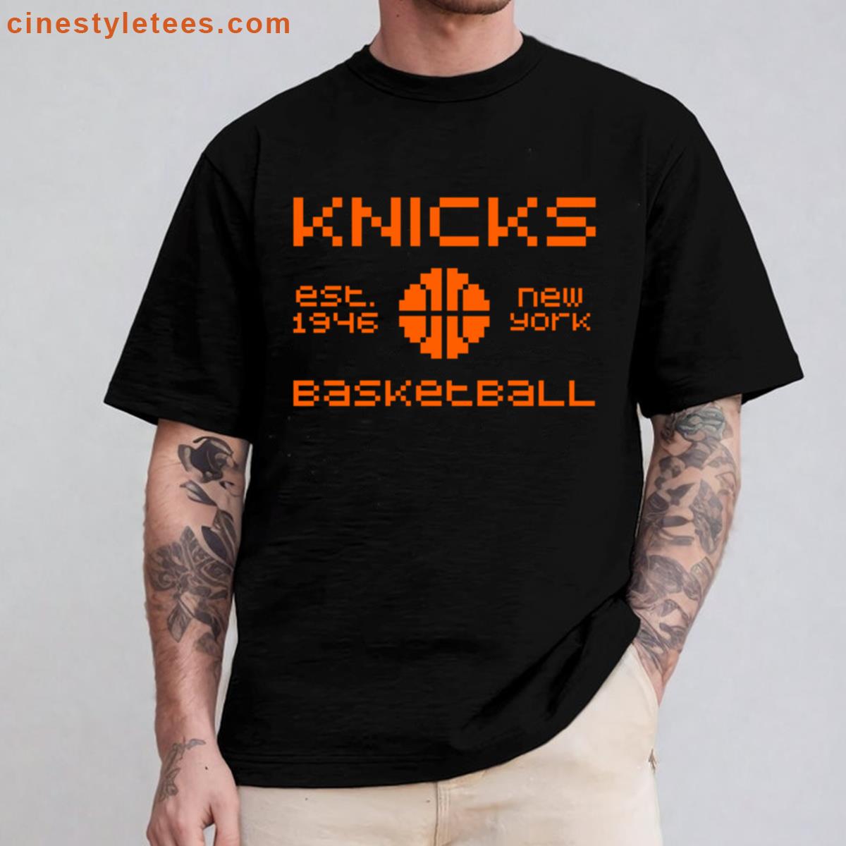 Knicks 8bit Graphic Shirt