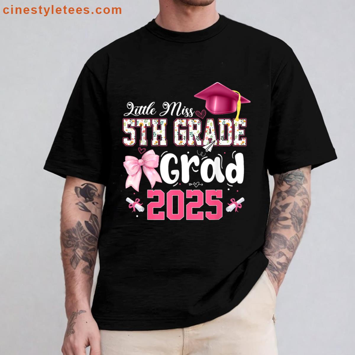 Little Miss 5th Grade Shirt