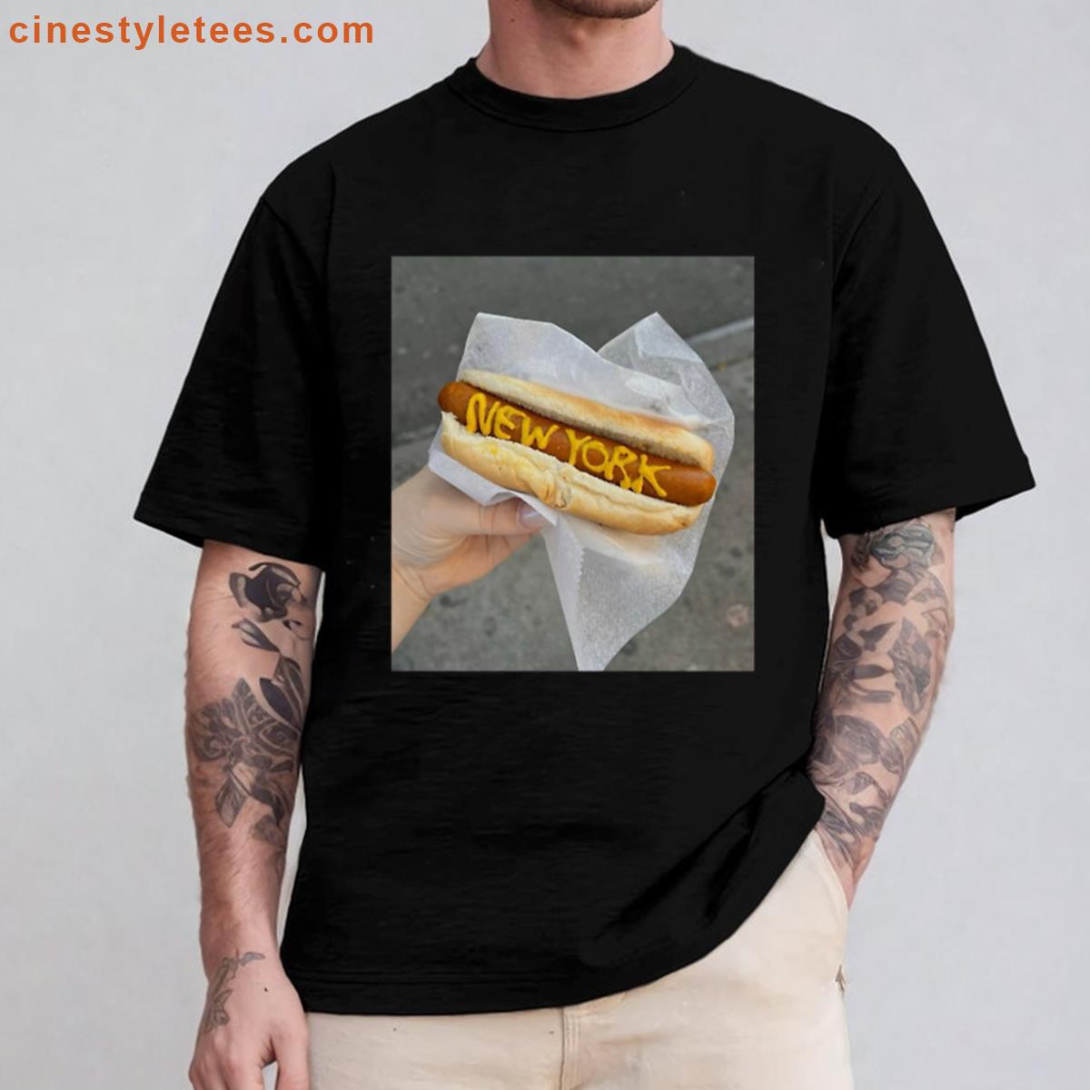 New York Hot Dog Shirt
