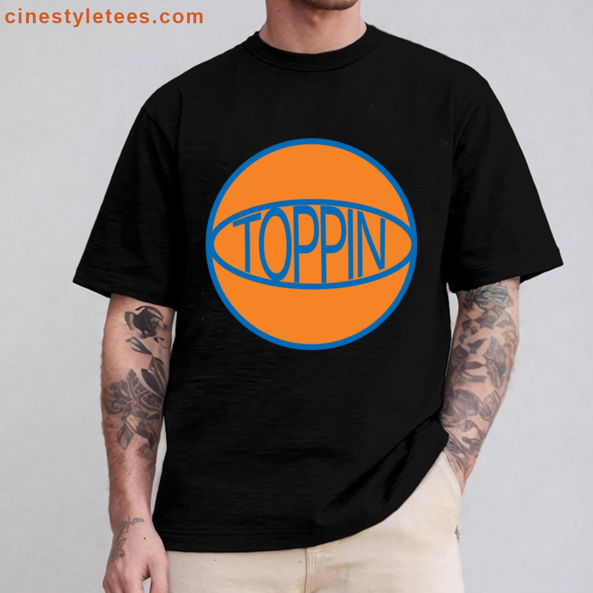 Obi Toppin Knicks New Logo Shirt