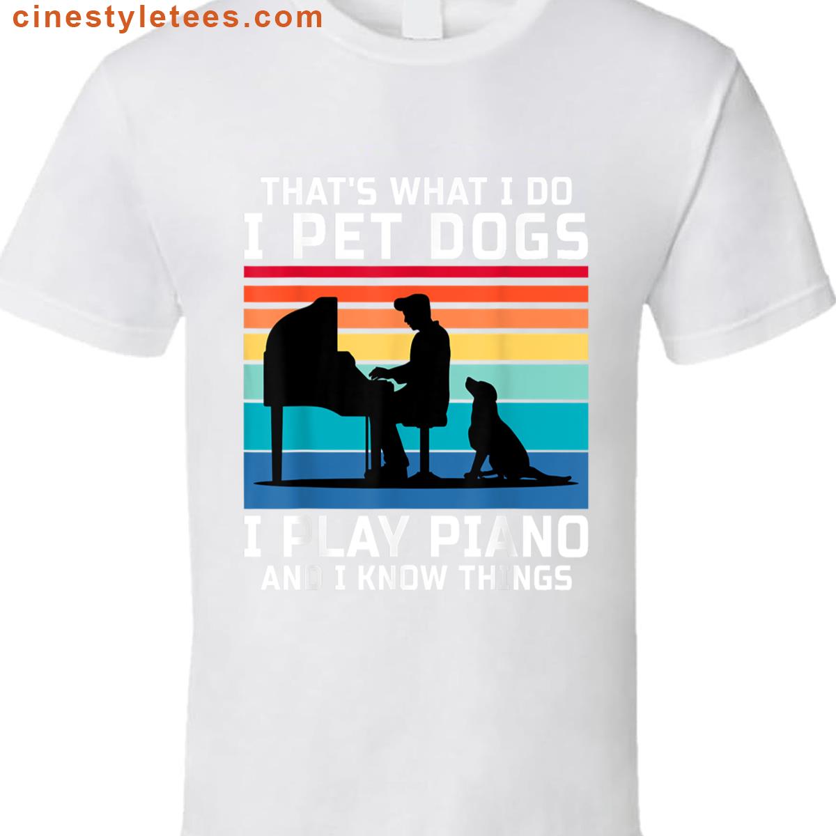 Pet Dogs Play Piano Shirt