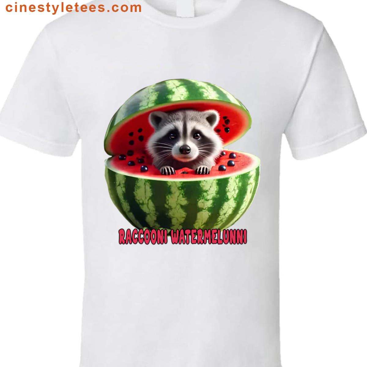 Raccooni Watermelon Character Shirt