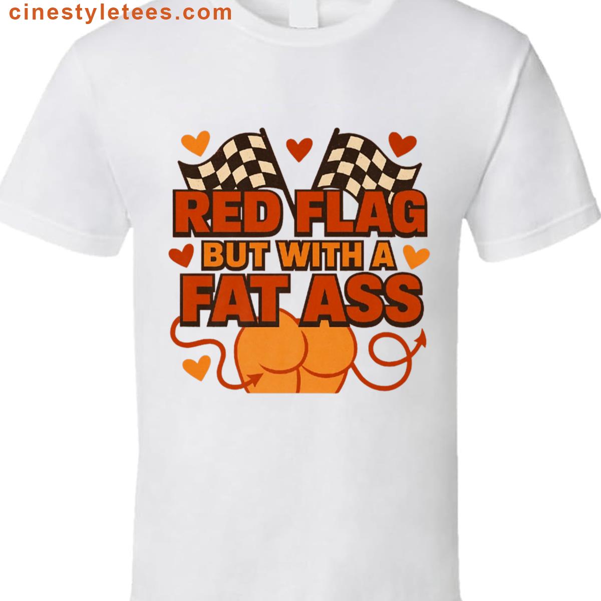 Red Flag Funny Retro Shirt