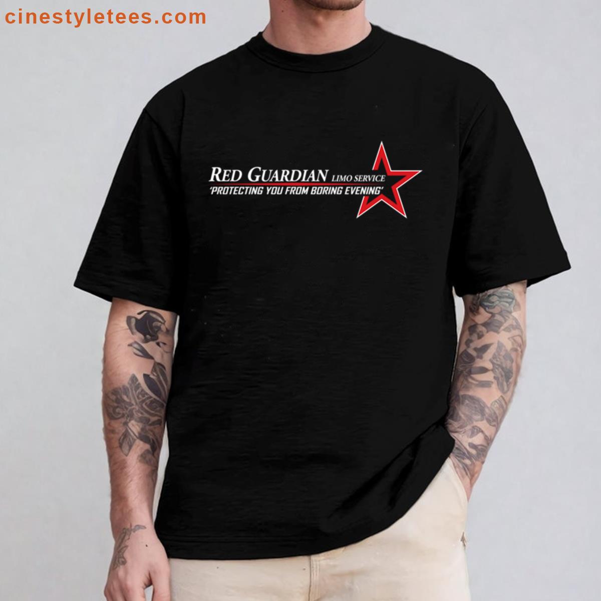 Red Guardian Limo Service Shirt
