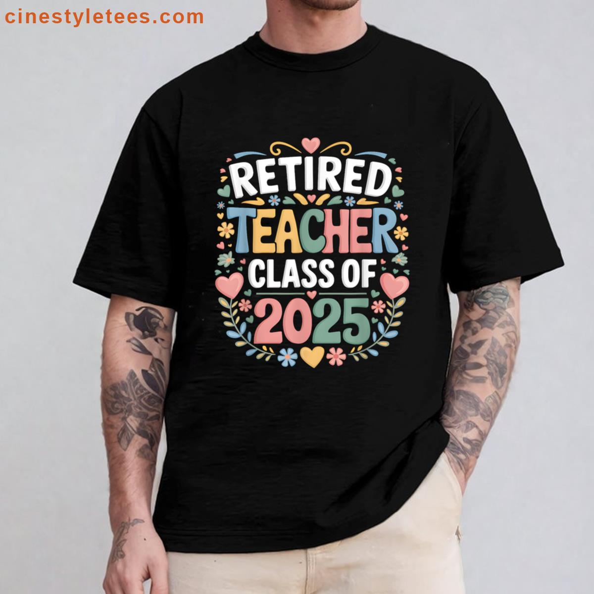 Retired Teacher Class Of 2025 Shirt