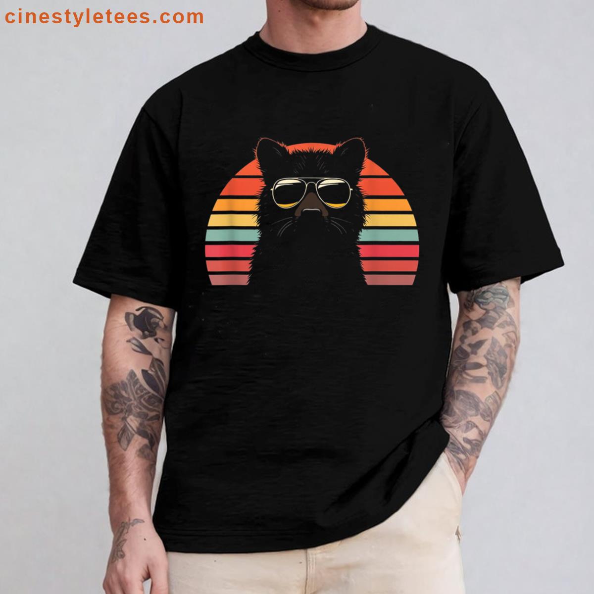 Retro Cat Design 1 Shirt