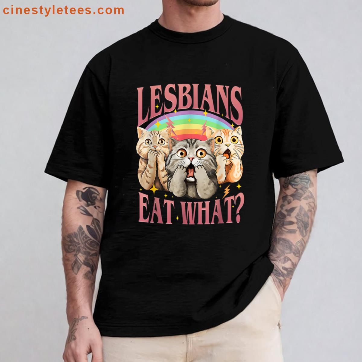 Retro Lgbt Cat Pride Shirt
