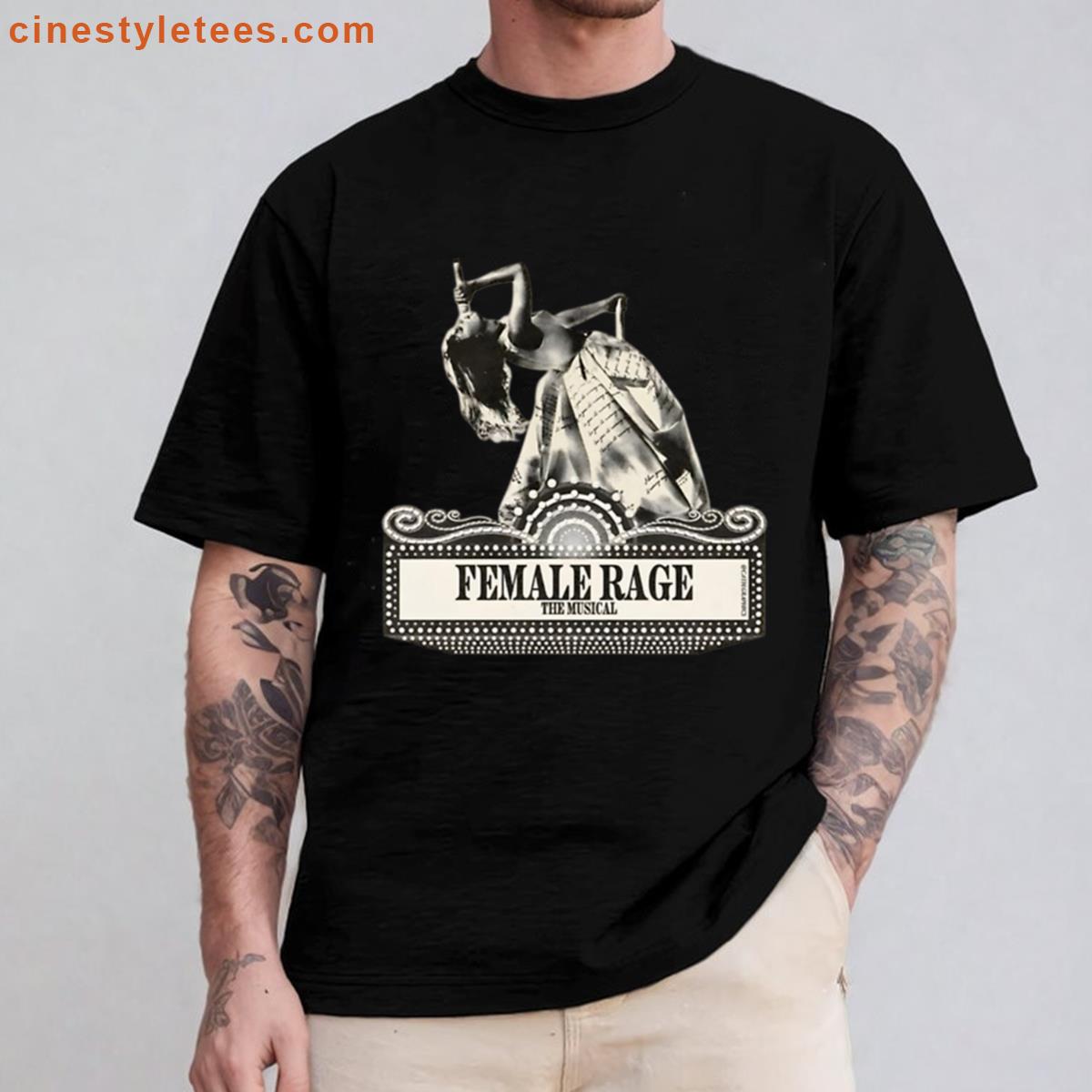 Taylor Swift Oversized Female Rage Shirt