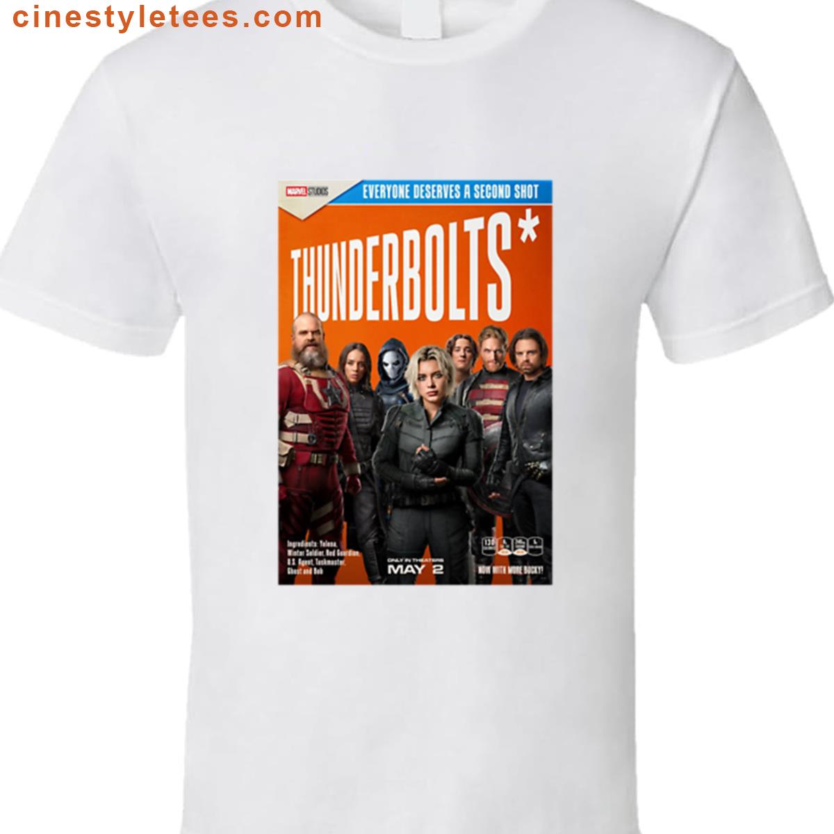 Thunderbolts Cereal Box Shirt