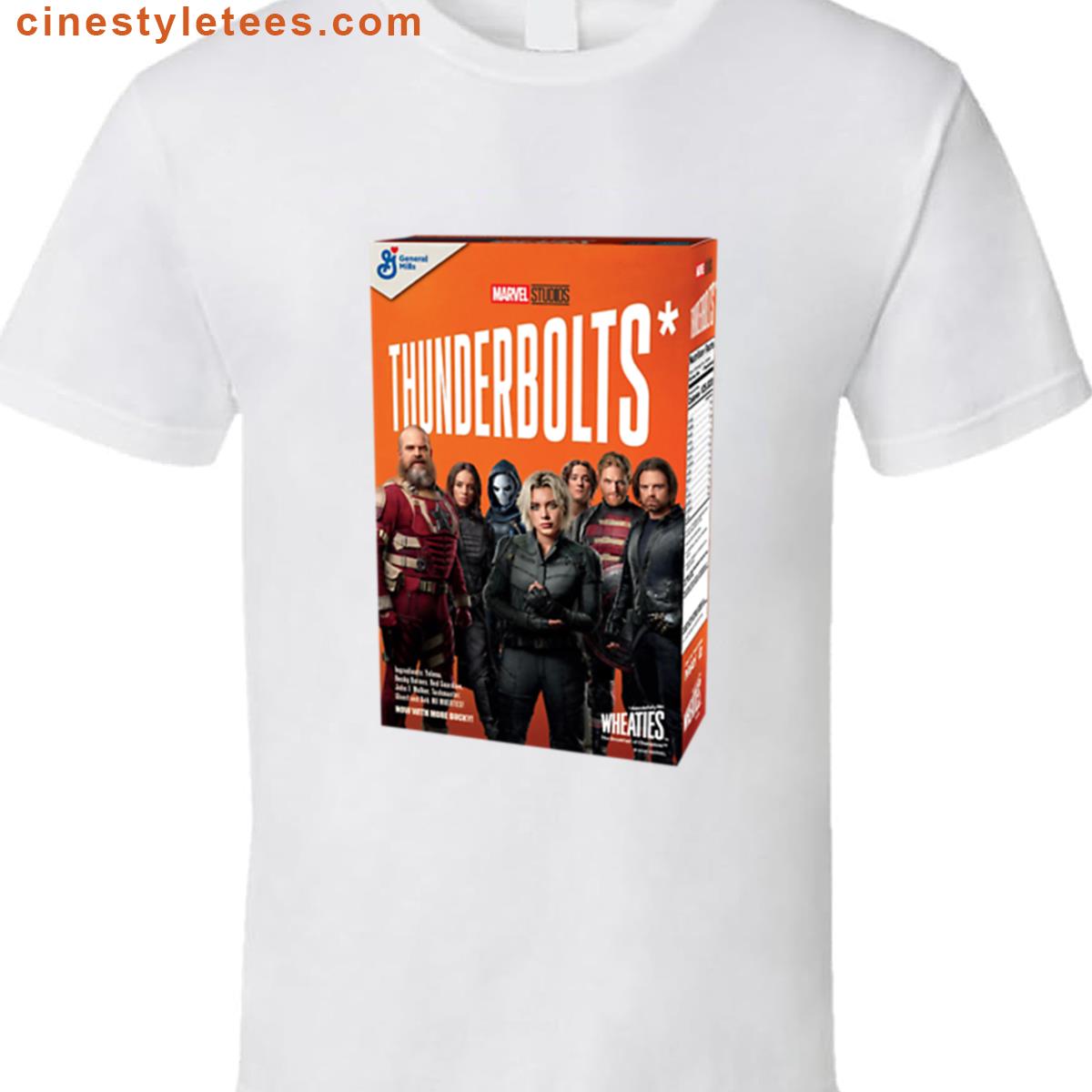 Thunderbolts Cereal Box Tee Shirt