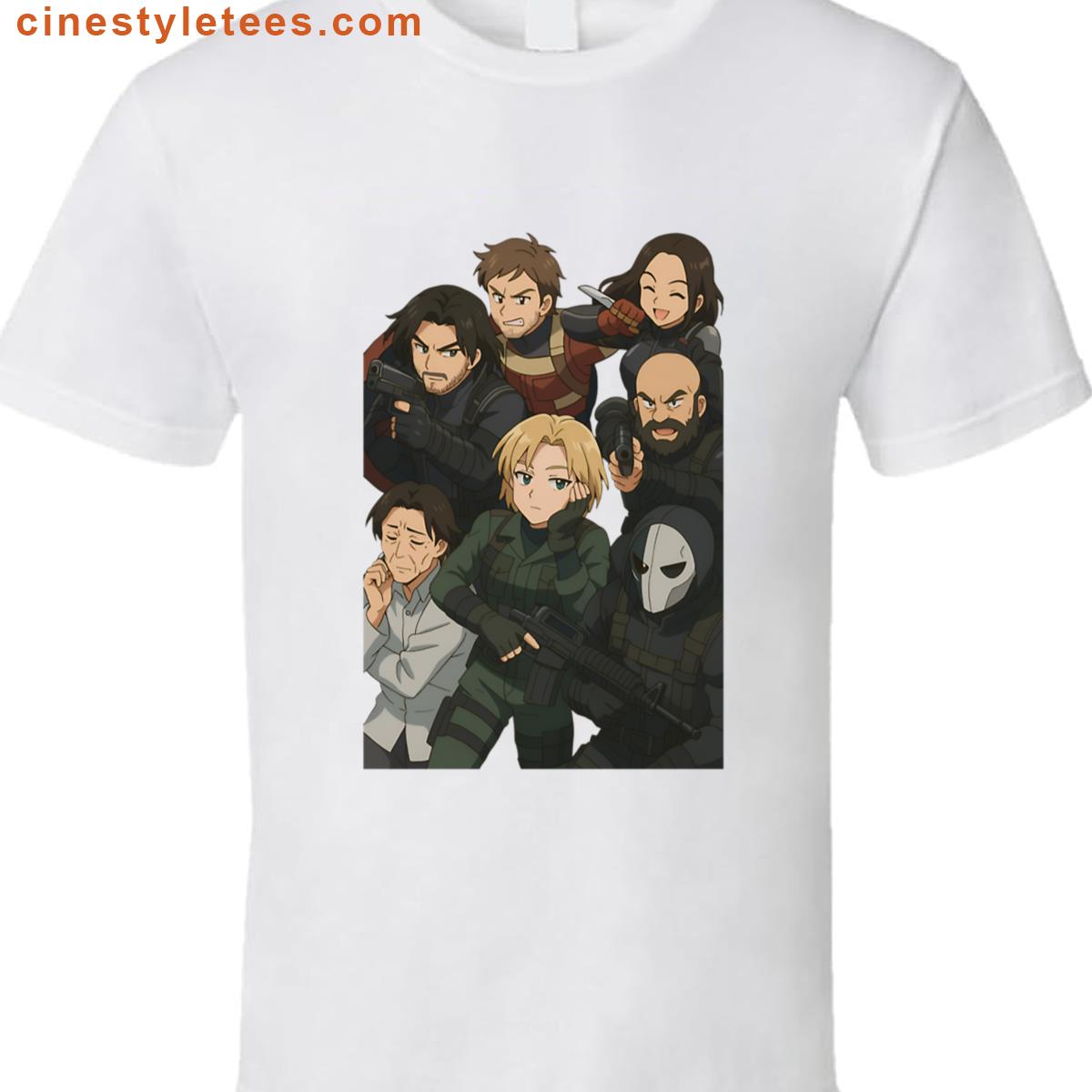 Thunderbolts Oversized Anime Shirt