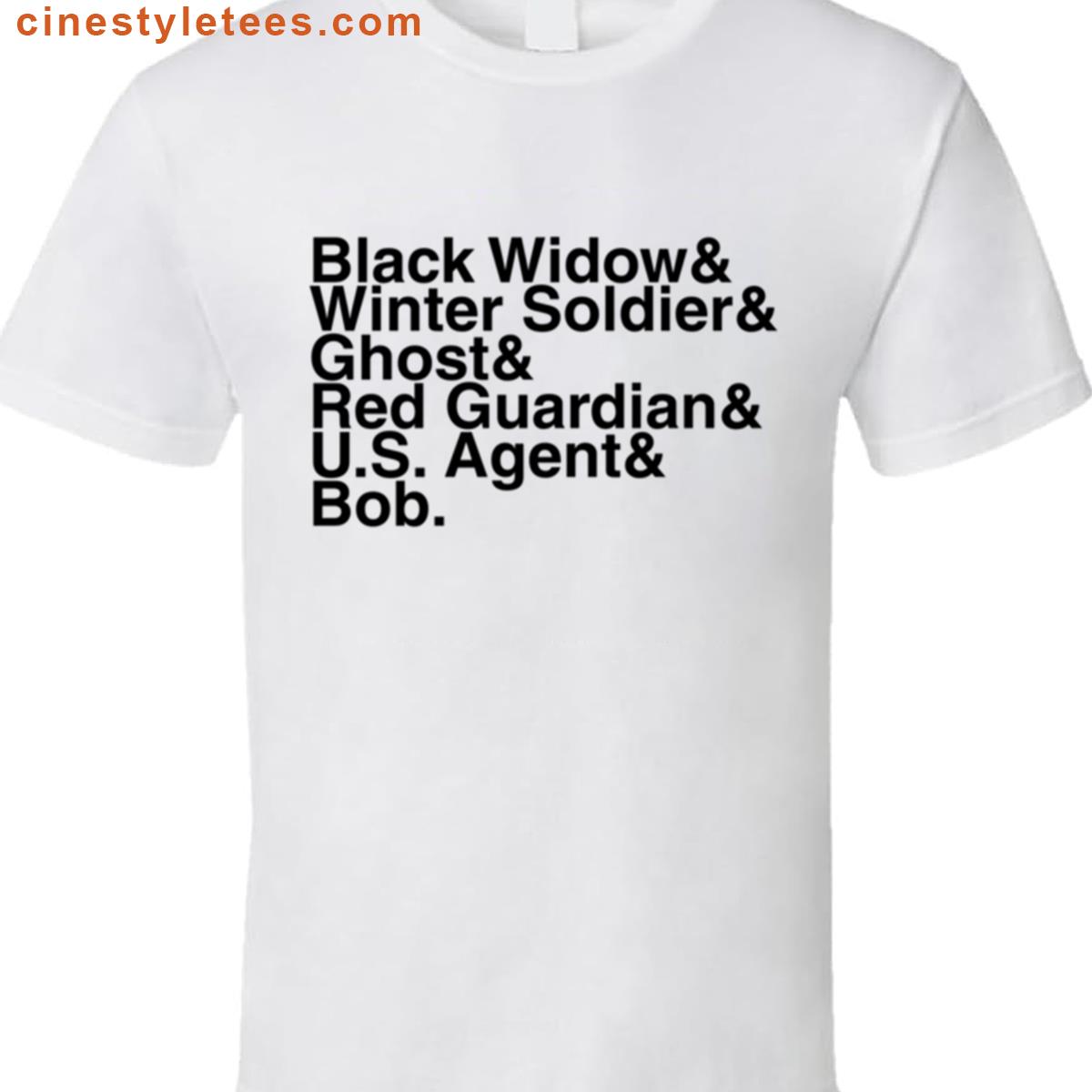 Thunderbolts Superhero Names Shirt