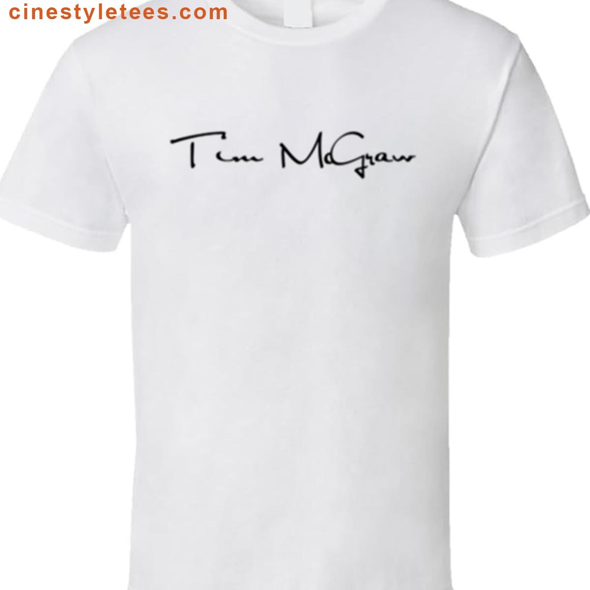 Tim Mcgraw Oversized Album Style Shirt