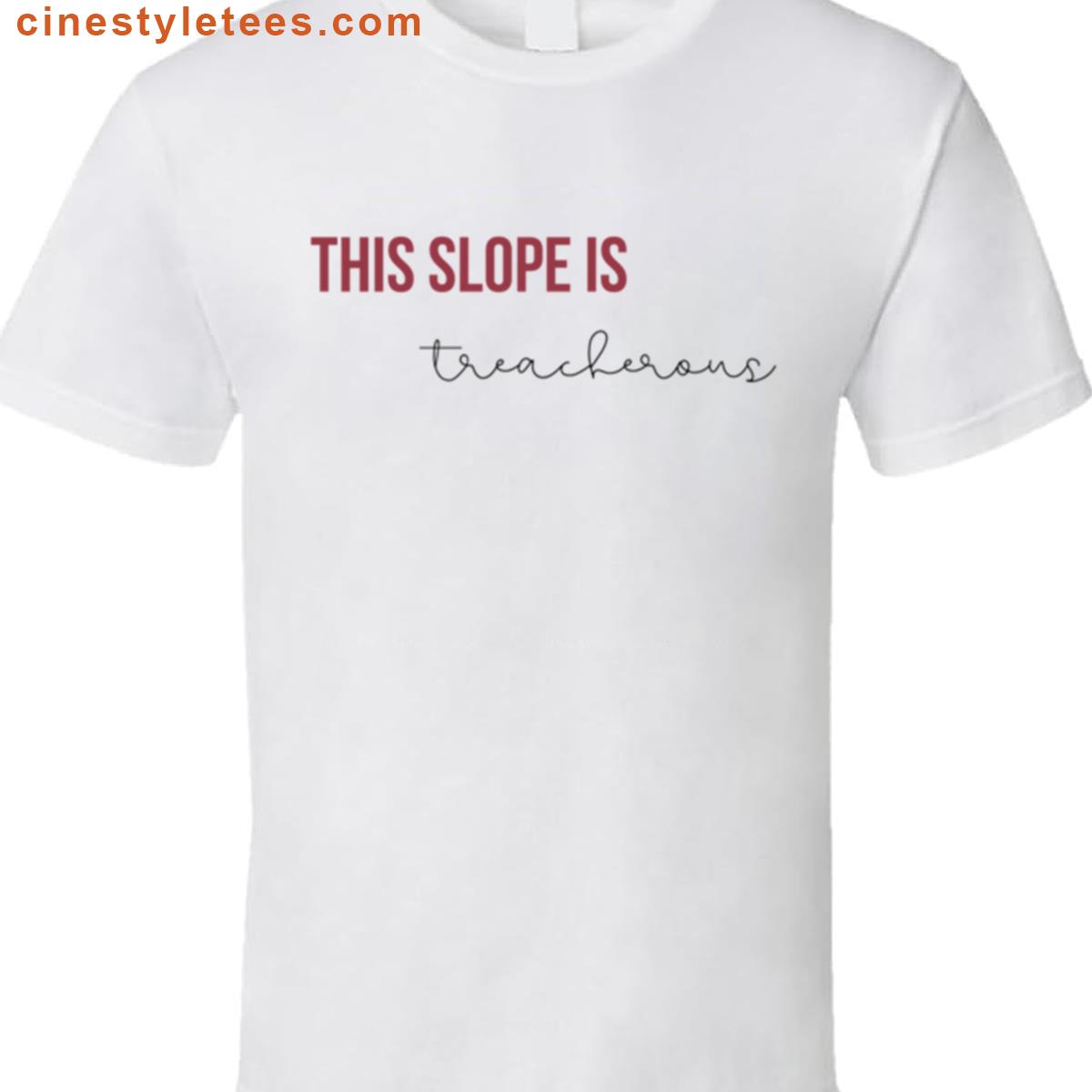 Treacherous Slope Taylor Swift Oversized Shirt