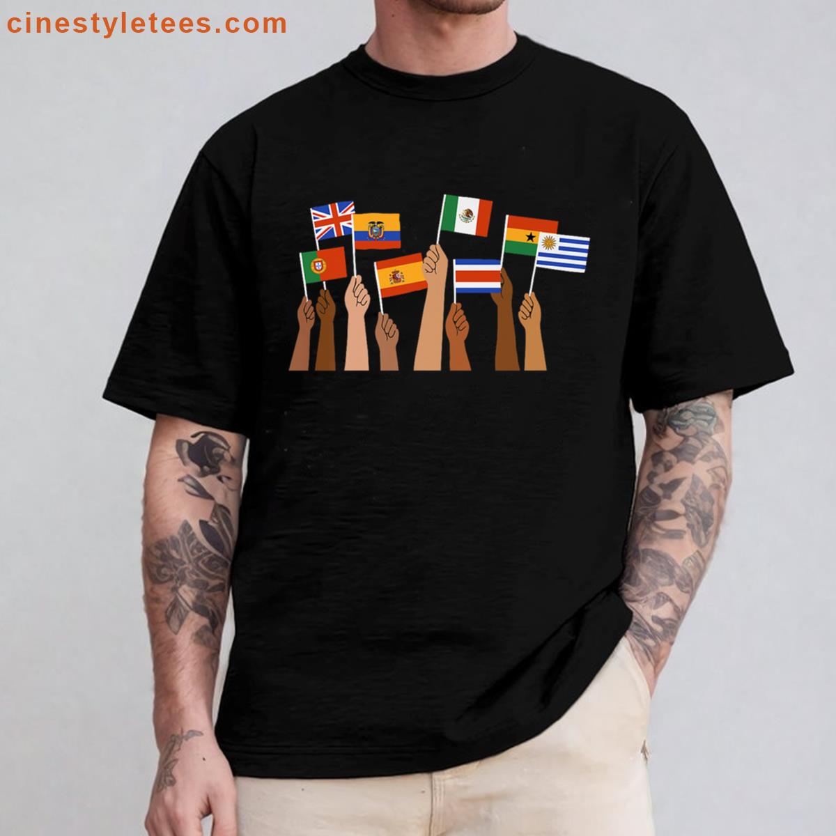 Various Flags Abroad Premium Shirt