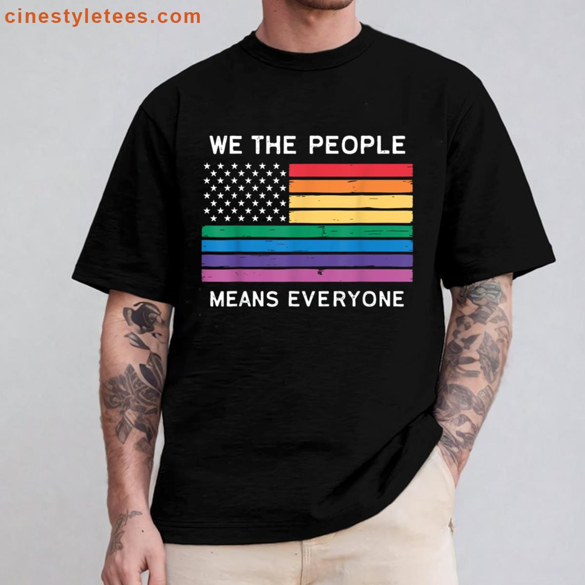 We The People Rainbow Shirt