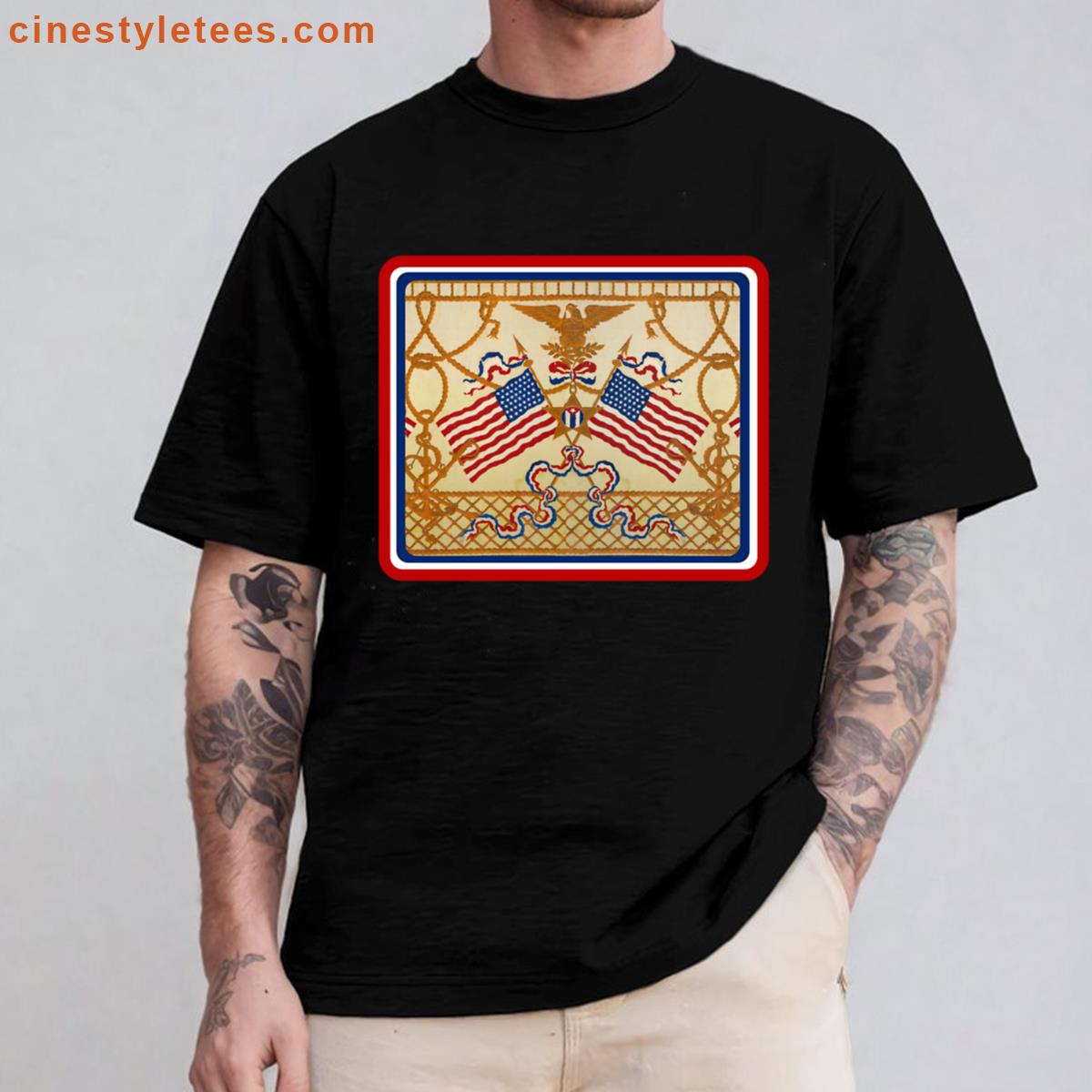 Antique Patriotic Illustration Shirt