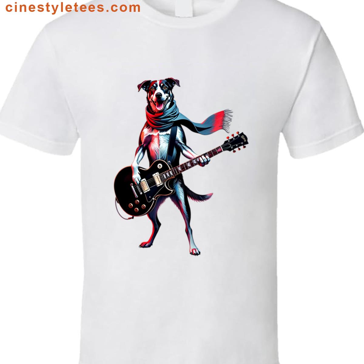 Dog On Guitar Shirt